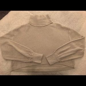 Free People Crop Thermal Turtle Neck